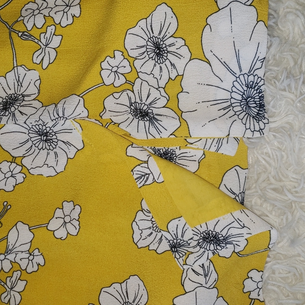 Cleobella Yellow & White Floral Button Jacket / Blazed Medium  nwt - Picture 6 of 8